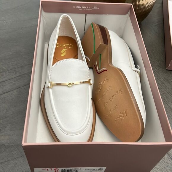 Sarto Franco Sarto Womens Eda Leather Slip On Loafers - Picture 2 of 8